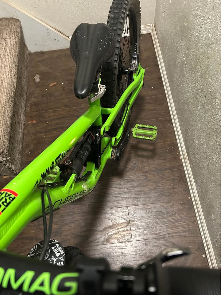 Chromag 24 inch full suspension kids mountain bike