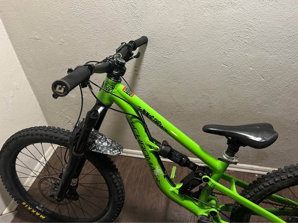 Chromag 24 inch full suspension kids mountain bike